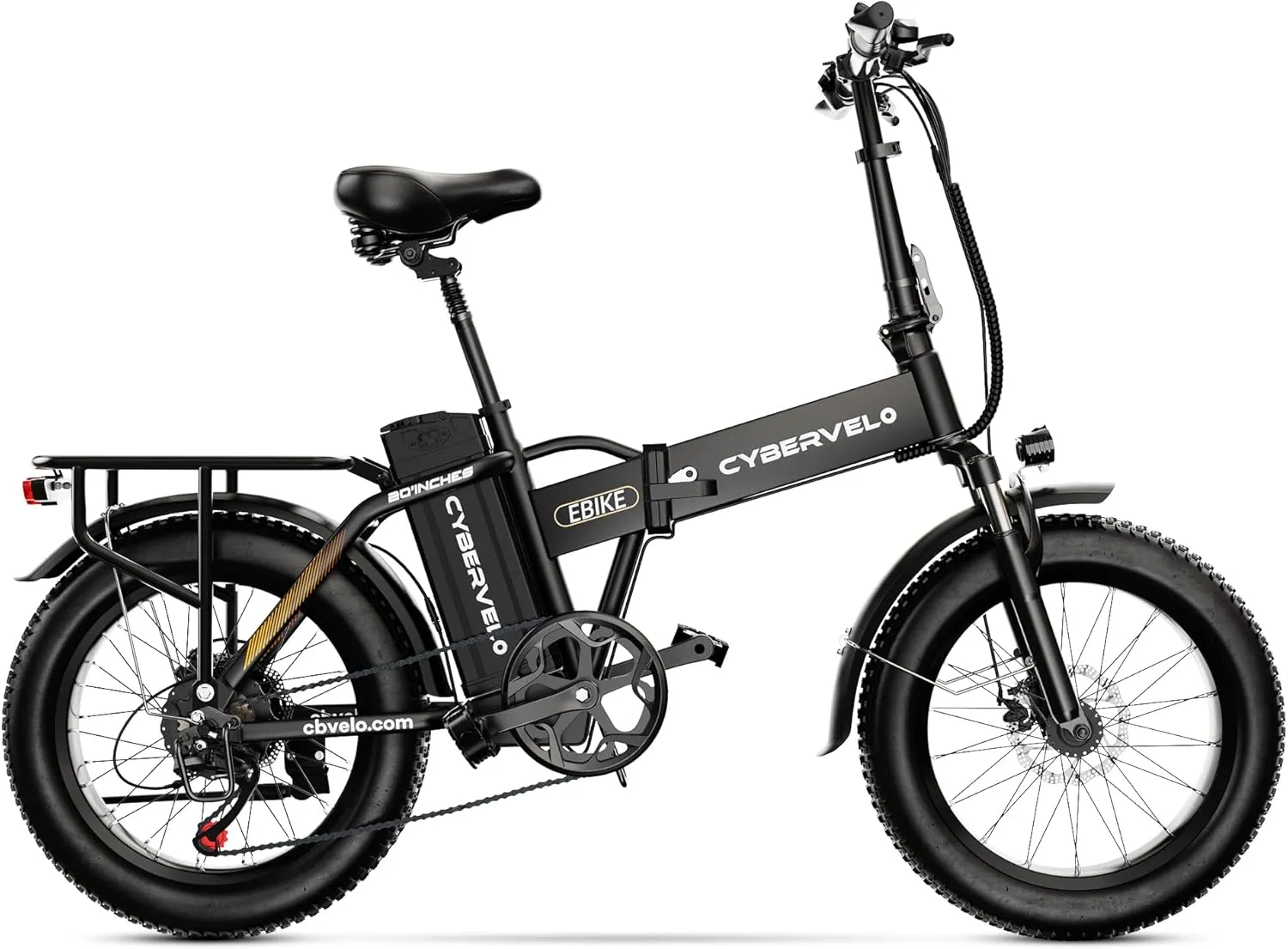 1000W Folding Electric Bike, 48V 20.8AH Large Removable Battery E-Bike, 30 MPH, 80 Miles Max Range, 20" Fat Tire Electric Bike for Adults, Adult Electric Bicycles for Commute