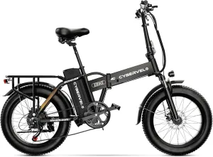 1000W Folding Electric Bike, 48V 20.8AH Large Removable Battery E-Bike, 30 MPH, 80 Miles Max Range, 20" Fat Tire Electric Bike for Adults, Adult Electric Bicycles for Commute
