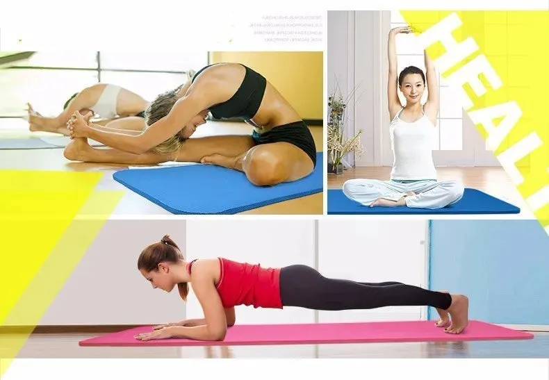 10mm Thick Non-Slip Folding Exercise Yoga Mat