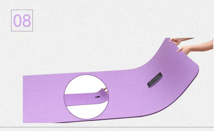 10mm Thick Non-Slip Folding Exercise Yoga Mat