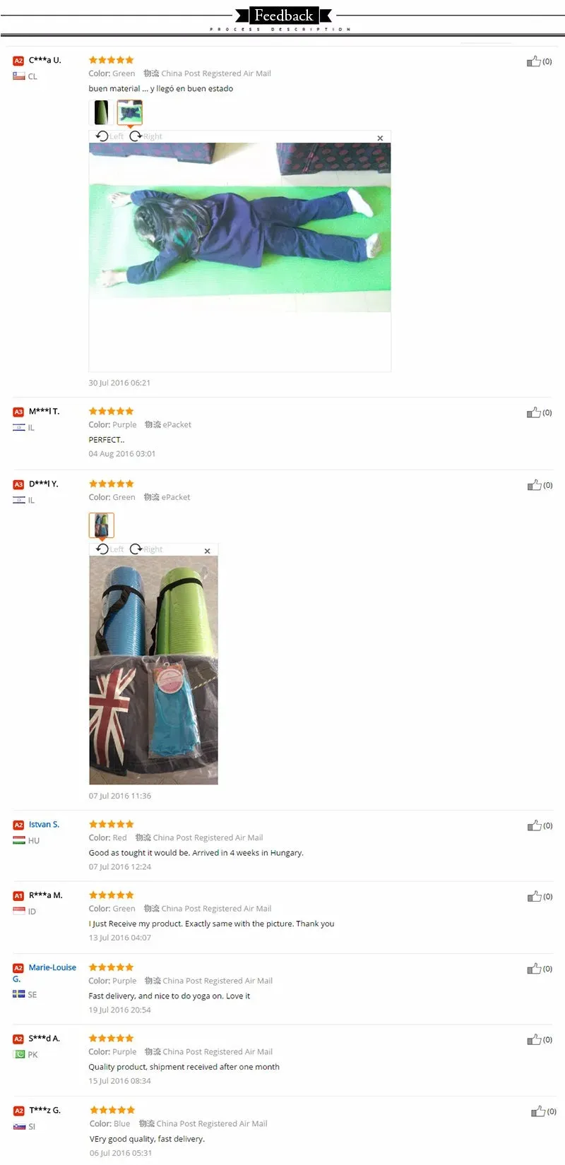 10mm Thick Non-Slip Folding Exercise Yoga Mat