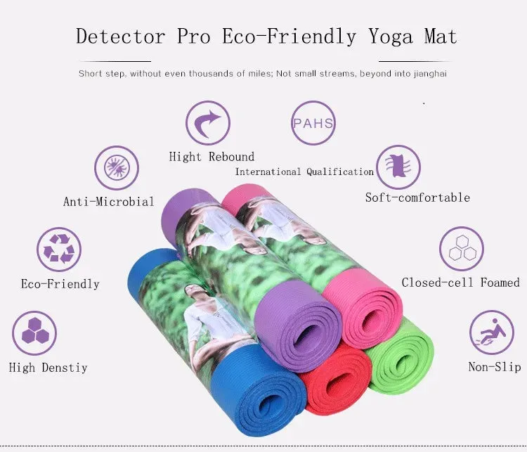 10mm Thick Non-Slip Folding Exercise Yoga Mat