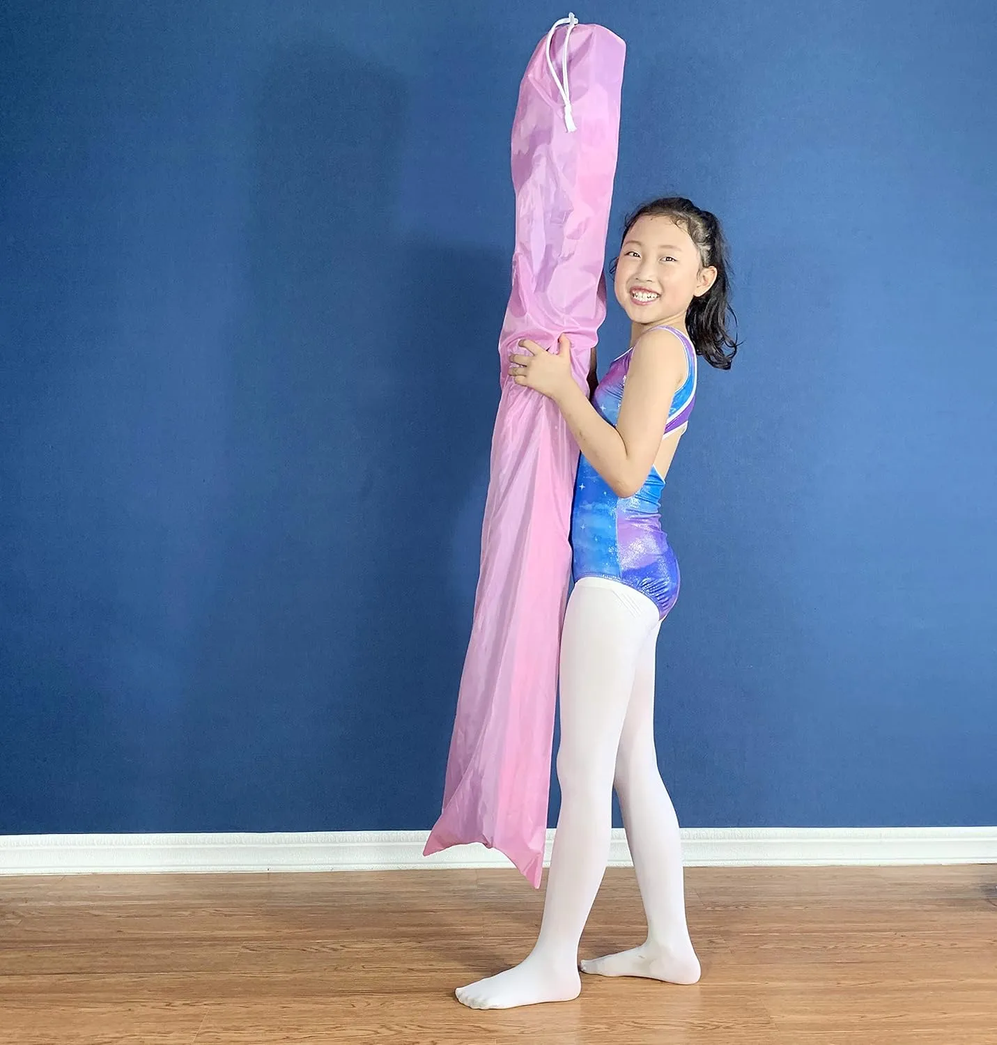 6FT/9FT Folding Balance Beam for Kids ages 3-15- Foldable Gymnastics Floor Beam,Anti-Slip ,Carrying Bag, Faux Suede Covered,EVA foam,Gymnastics Equipment for Kids Training At Home,School,Gym Center