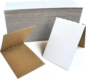 96 Packs Sleeves for Sports Card Protectors, 3" x 4.5" Cardboard Sheets for Trading Card Folders, Mail Shipping Stiffeners, Insert (96 Packs)
