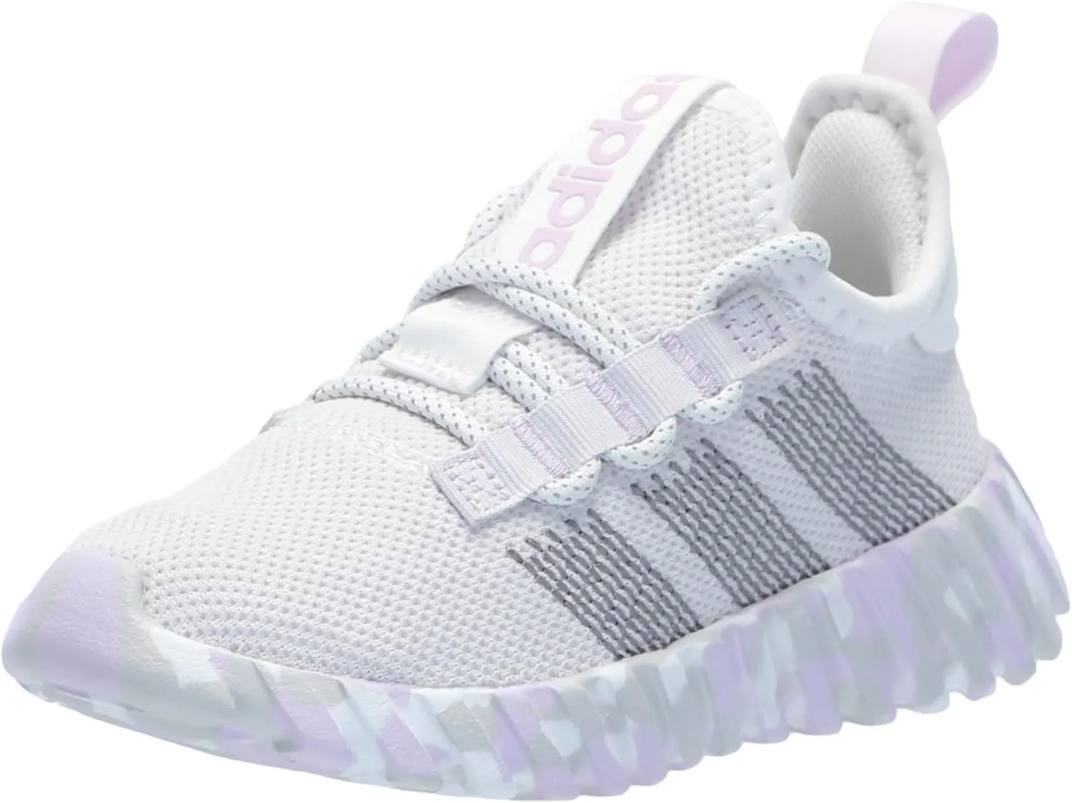 adidas Kids Boys Kaptir Flow Slip On Sneakers Shoes Casual - White