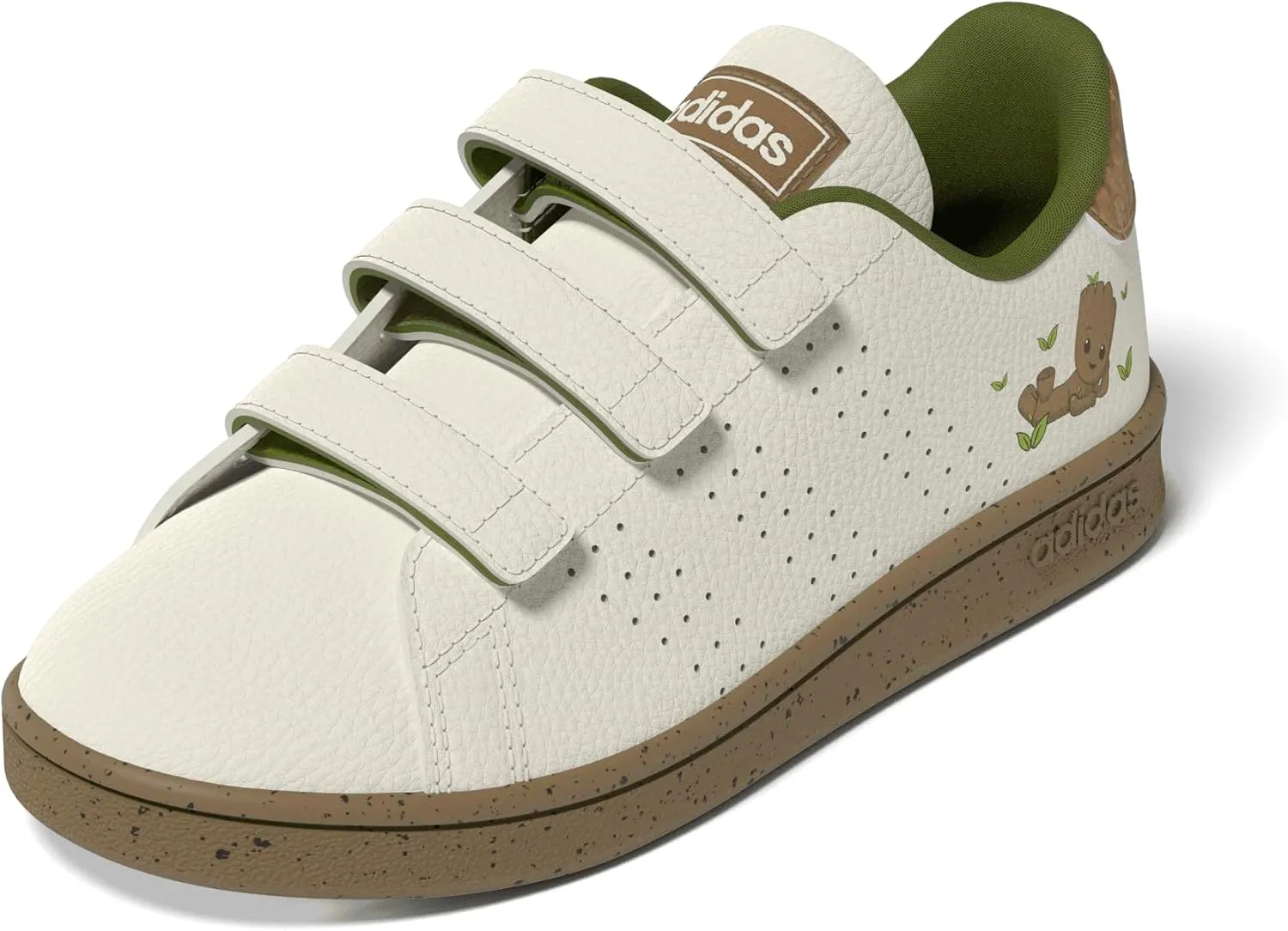 adidas Unisex-Child X Marvel Advantage Groot Sneaker