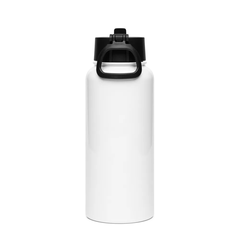 Adventurous Stainless Steel Water Bottle with Straw Lid