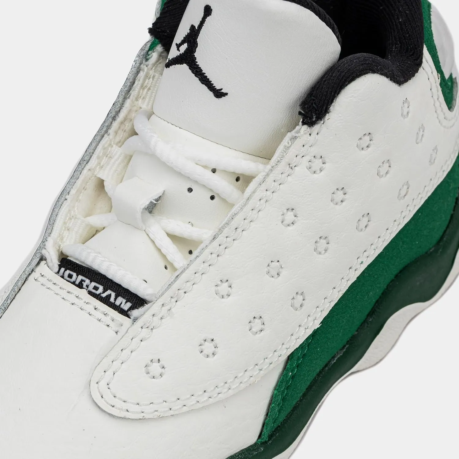 Air Jordan 13 Retro Court of Legends Infant Toddler Lifestyle Shoes (Sail/Black/Pine Green)