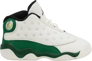 Air Jordan 13 Retro Court of Legends Infant Toddler Lifestyle Shoes (Sail/Black/Pine Green)