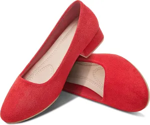 AISFAES Women Pumps Low Chunky Rounded Toe Heels Healed Dress Pumps Elegant Wedges Working Shoes