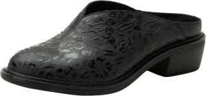 Alegria Women Michy Mule Western Open Back Leather Clog Heel