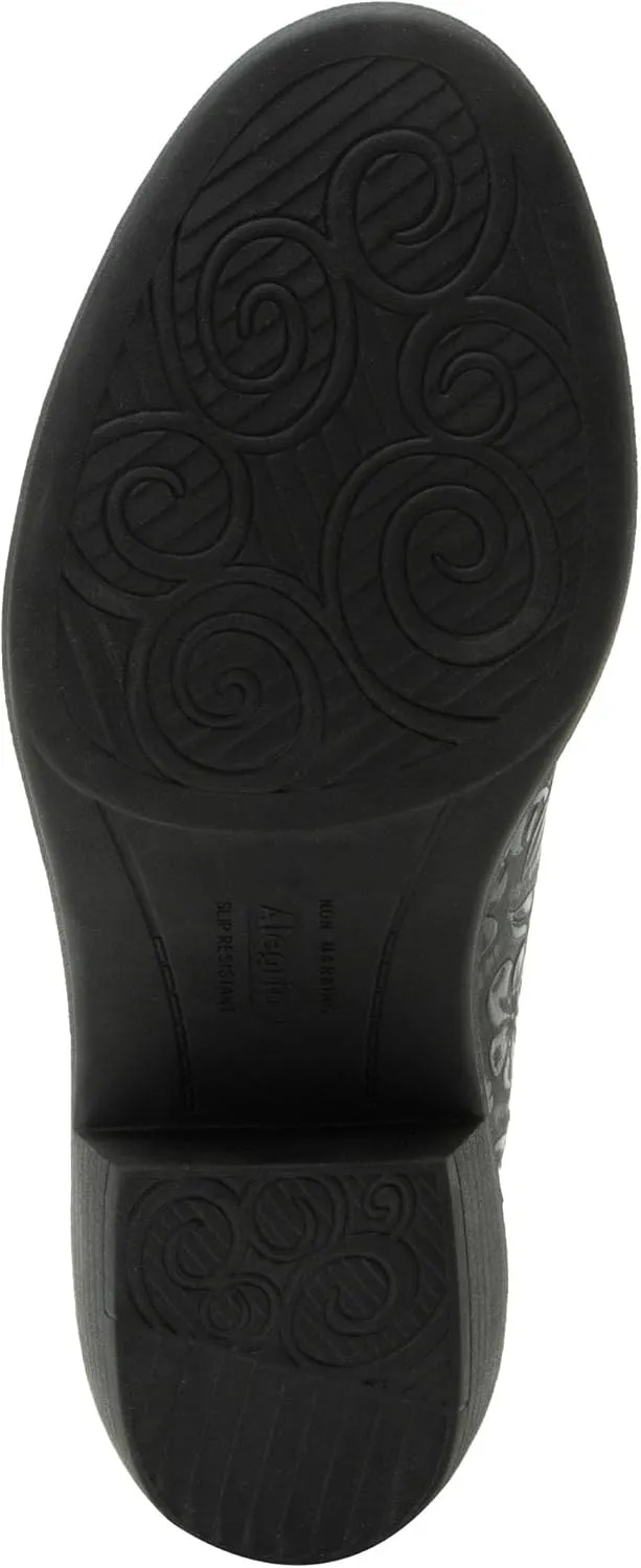 Alegria Women Michy Mule Western Open Back Leather Clog Heel