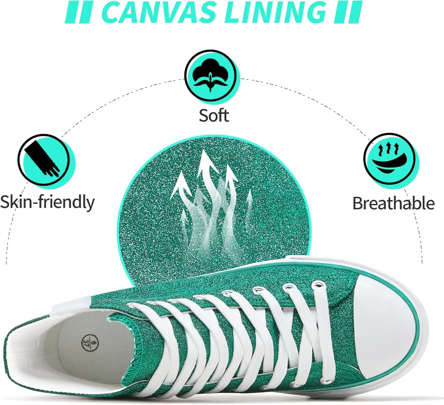ALTOCIS Glitter Platform Fashion Sneakers,Sparkly Bling Mid Calf Sneaker for Women,Cute Comfortable Platform High Top Sneakers
