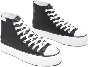 ALTOCIS Glitter Platform Fashion Sneakers,Sparkly Bling Mid Calf Sneaker for Women,Cute Comfortable Platform High Top Sneakers
