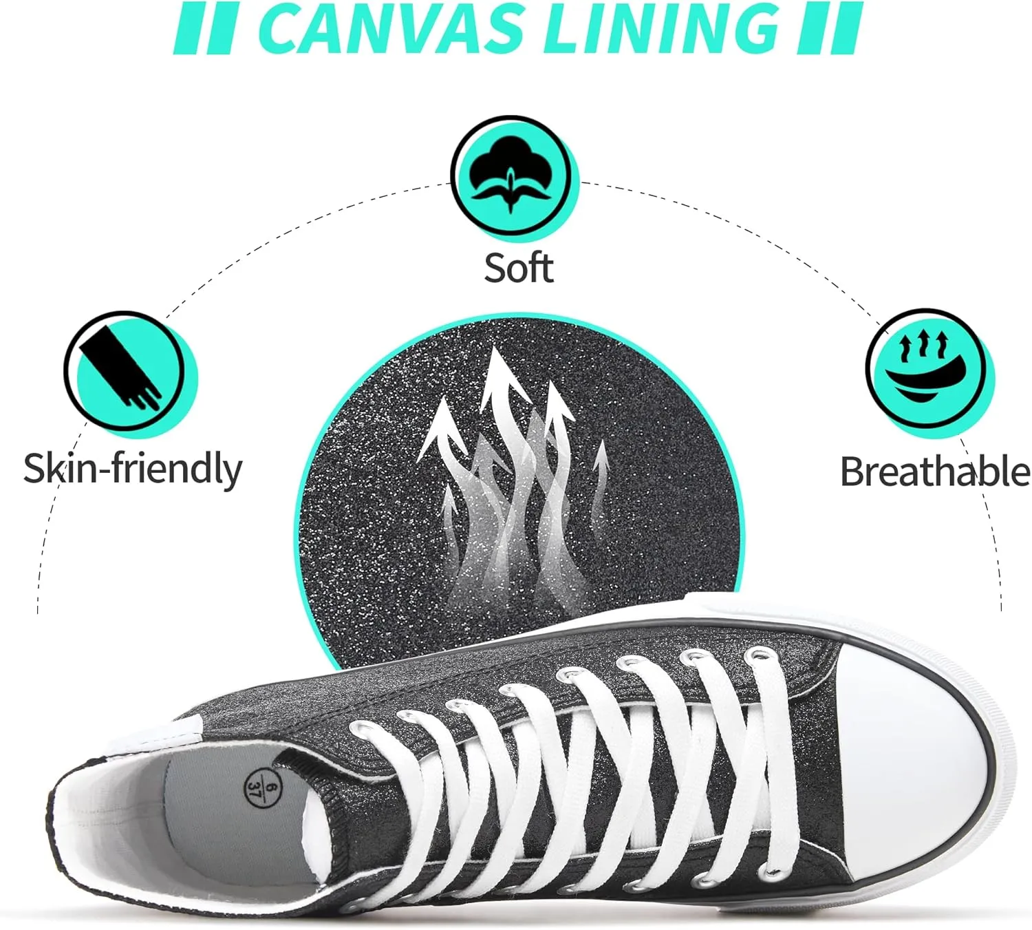 ALTOCIS Glitter Platform Fashion Sneakers,Sparkly Bling Mid Calf Sneaker for Women,Cute Comfortable Platform High Top Sneakers