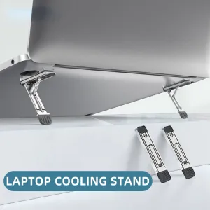 Aluminium Alloy Foldable Laptop Stand Universal Non-slip Bracket Mobile Phone Stand For IPad  Air Lenovo Macbook Pro Notebook