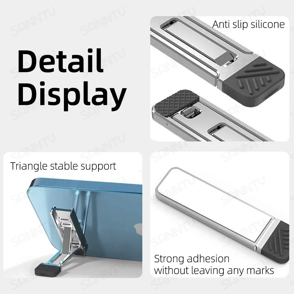 Aluminium Alloy Foldable Laptop Stand Universal Non-slip Bracket Mobile Phone Stand For IPad  Air Lenovo Macbook Pro Notebook