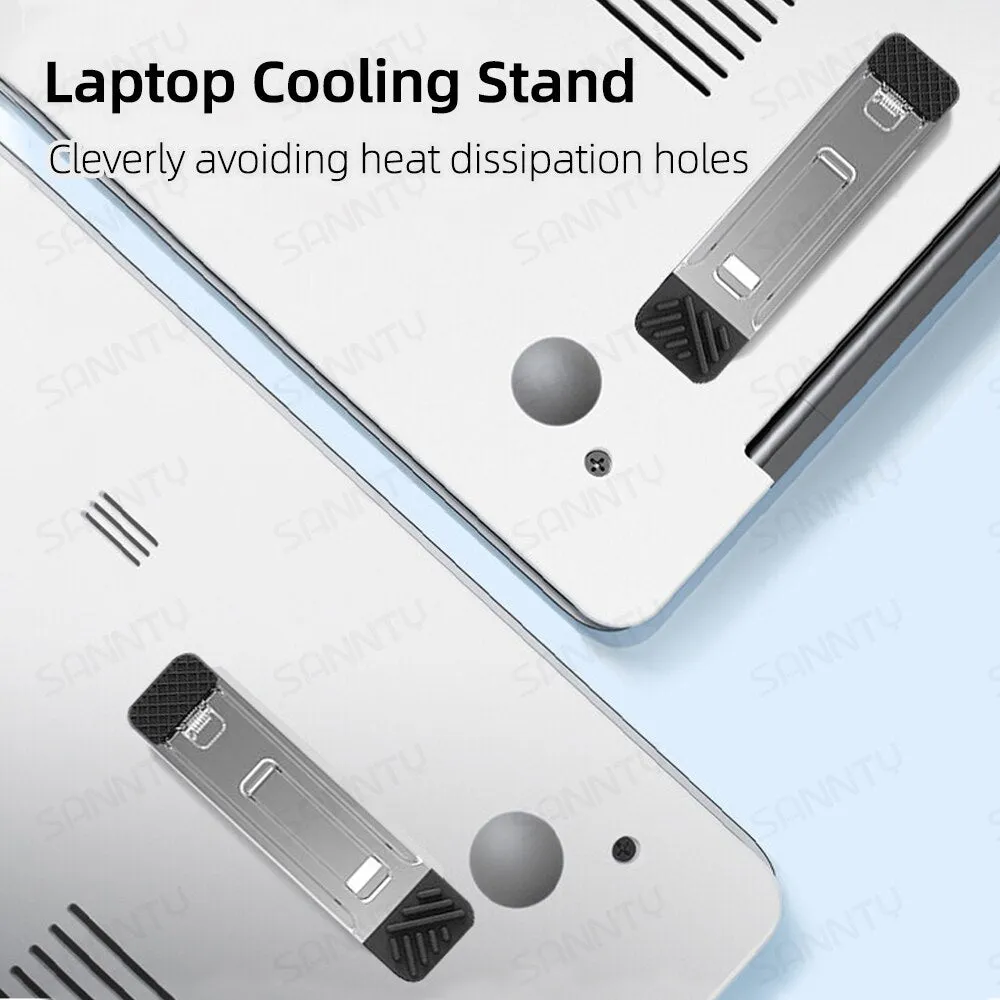 Aluminium Alloy Foldable Laptop Stand Universal Non-slip Bracket Mobile Phone Stand For IPad  Air Lenovo Macbook Pro Notebook