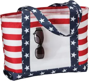 Americana USA Flag Durable Tote Bag