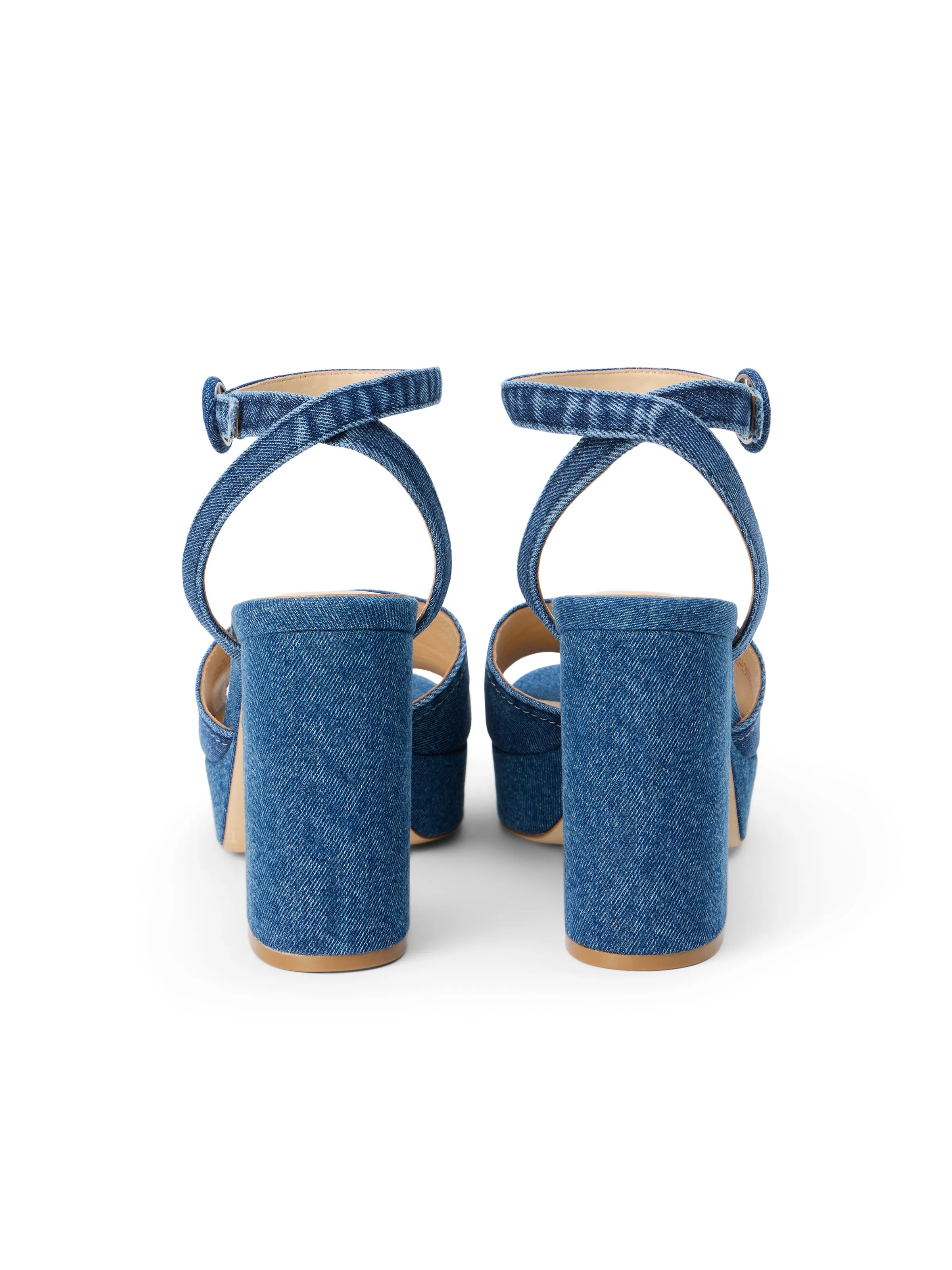 Andree Denim Platform Sandal
