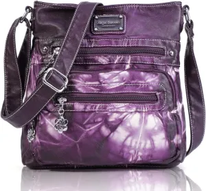 Angel Barcelo Crossbody Bags for Women,Ultra Soft Leather Purses for Women