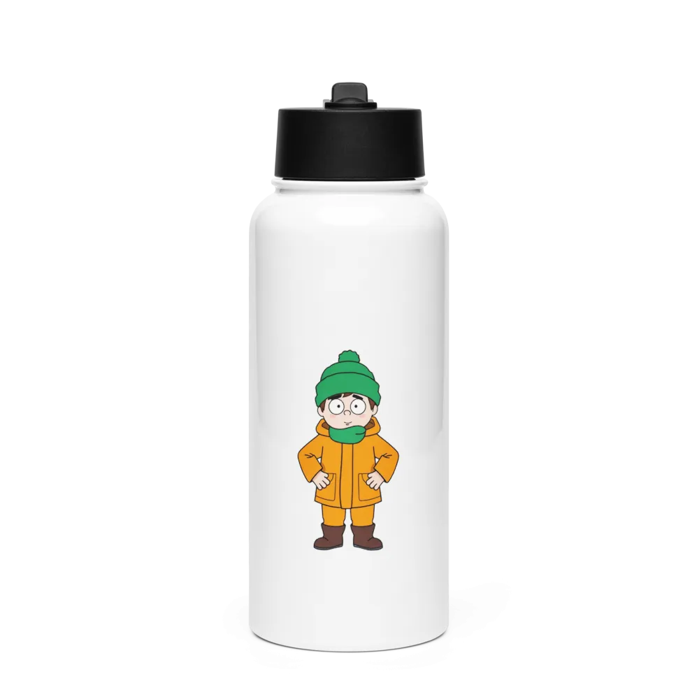 Animated Character Stainless Steel Water Bottle