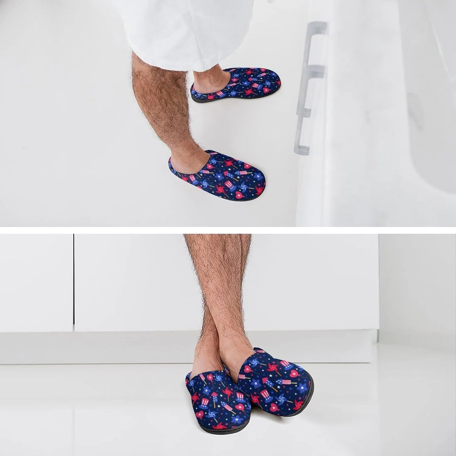 Anime Cactus Clog Slippers For Men Warm House Slippers Women Cotton Slippers Soft Bedroom Slip-On Shoes Indoor Outdoor