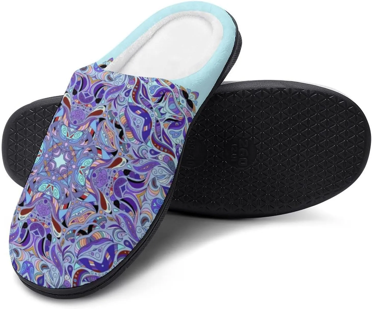 Anime Cactus Clog Slippers For Women Warm House Slippers Ladies Cotton Slippers Soft Home Slip-On Shoes Indoor Outdoor