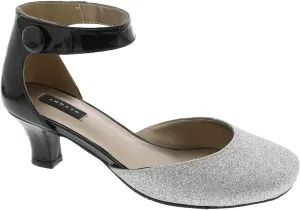 ARRAY Women's Charlie D'Orsay Low Heel Pump with Ankle Strap