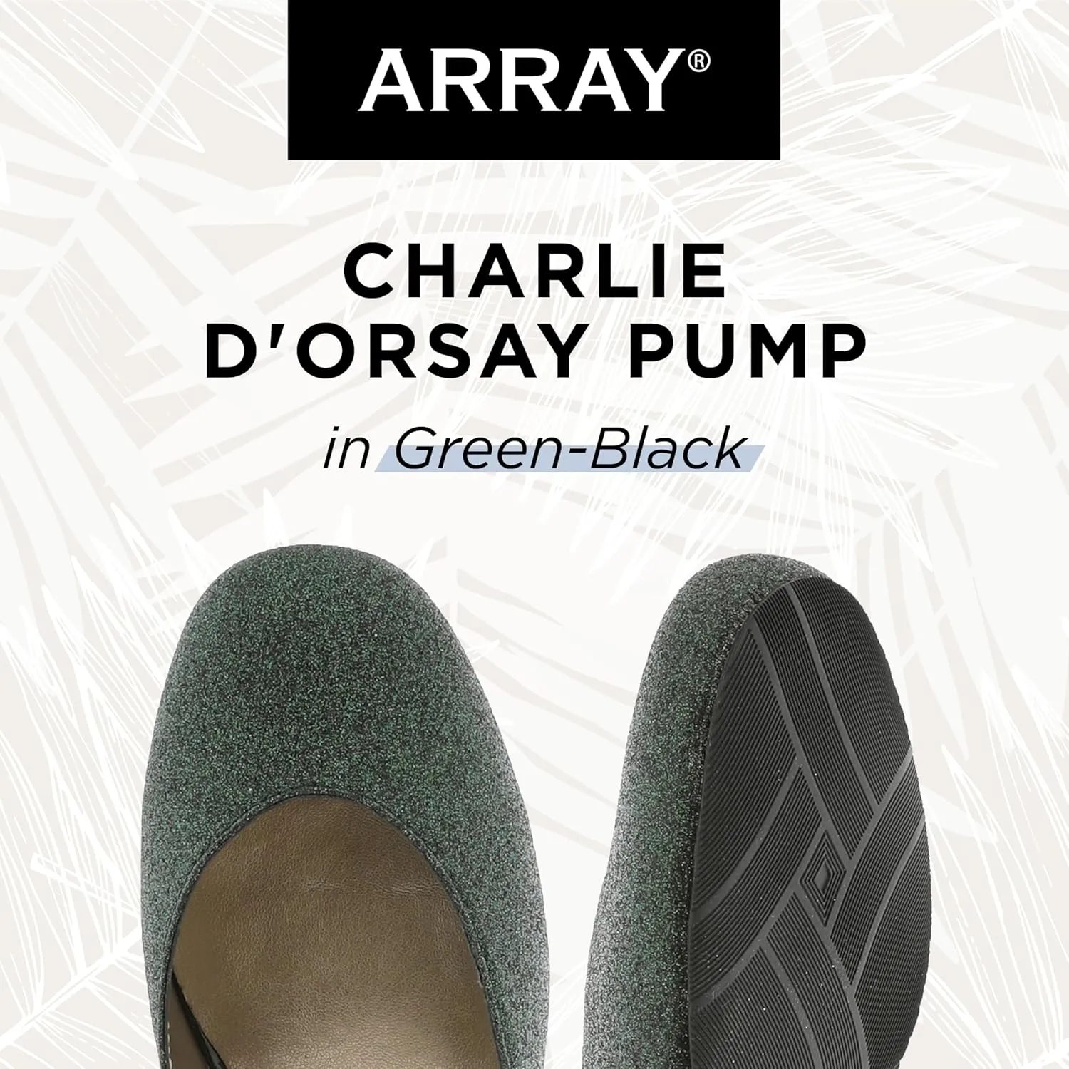 ARRAY Women's Charlie D'Orsay Low Heel Pump with Ankle Strap