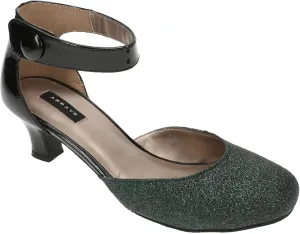 ARRAY Women's Charlie D'Orsay Low Heel Pump with Ankle Strap