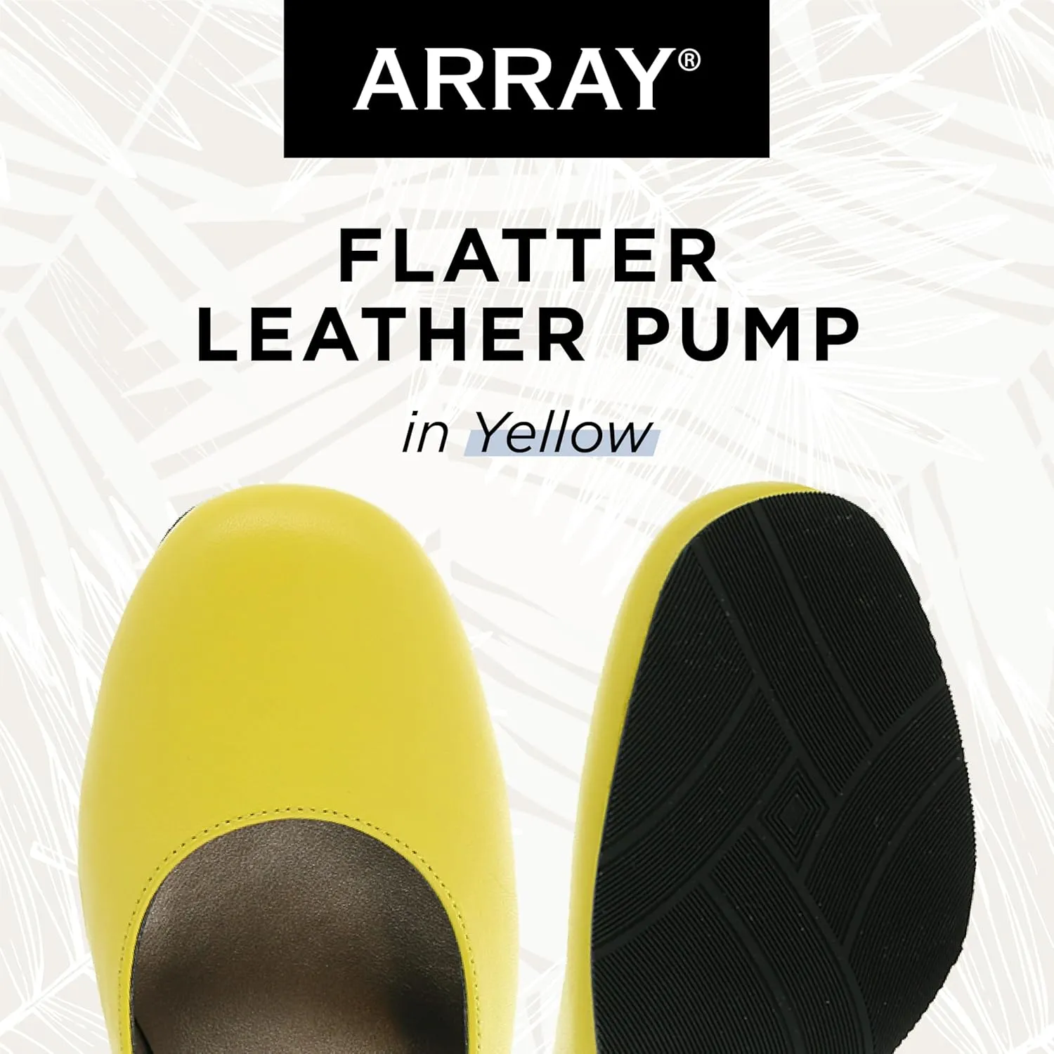 ARRAY Women’s Flatter Low Heel Leather Dress Pump