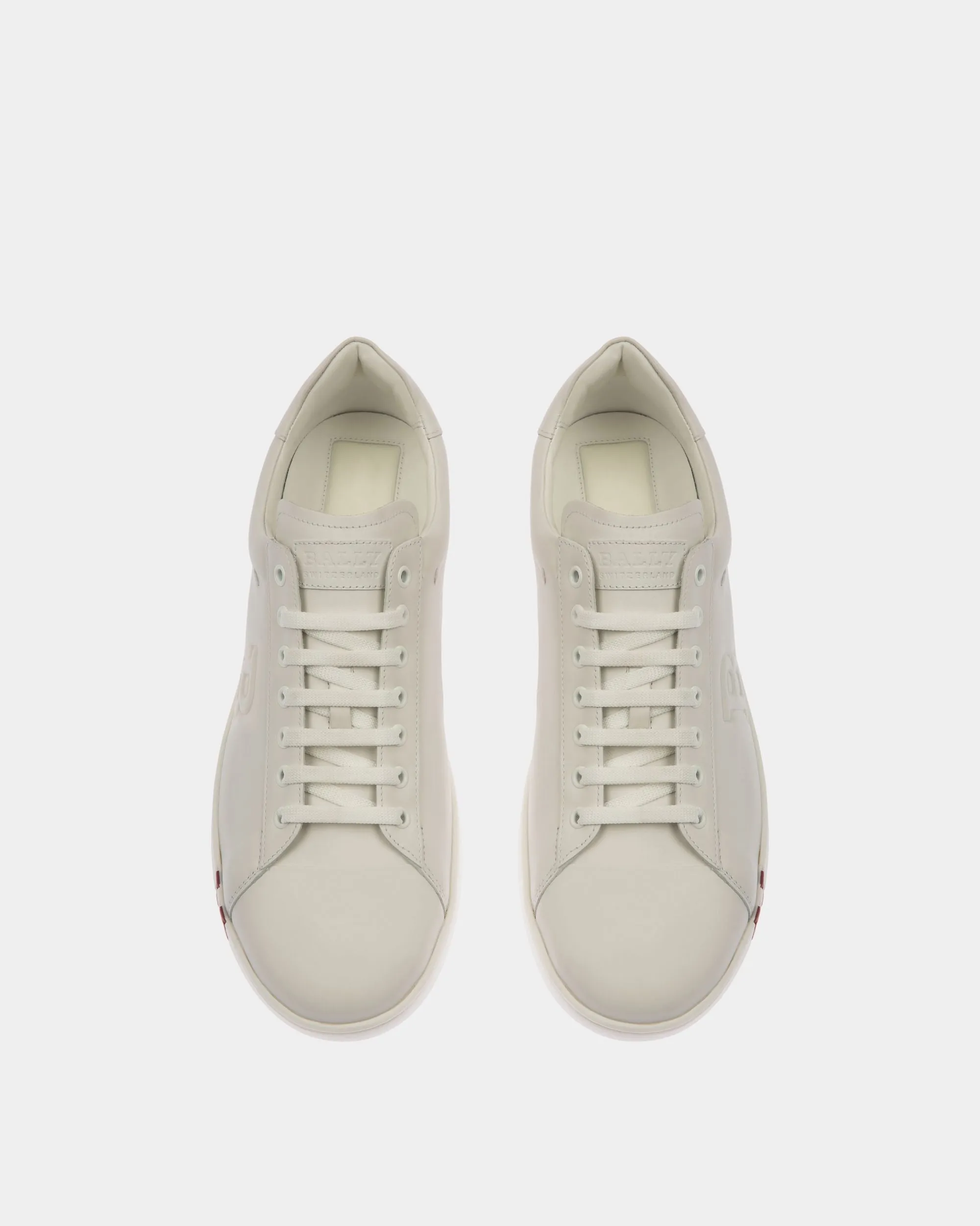 Asher Leather Sneakers In White