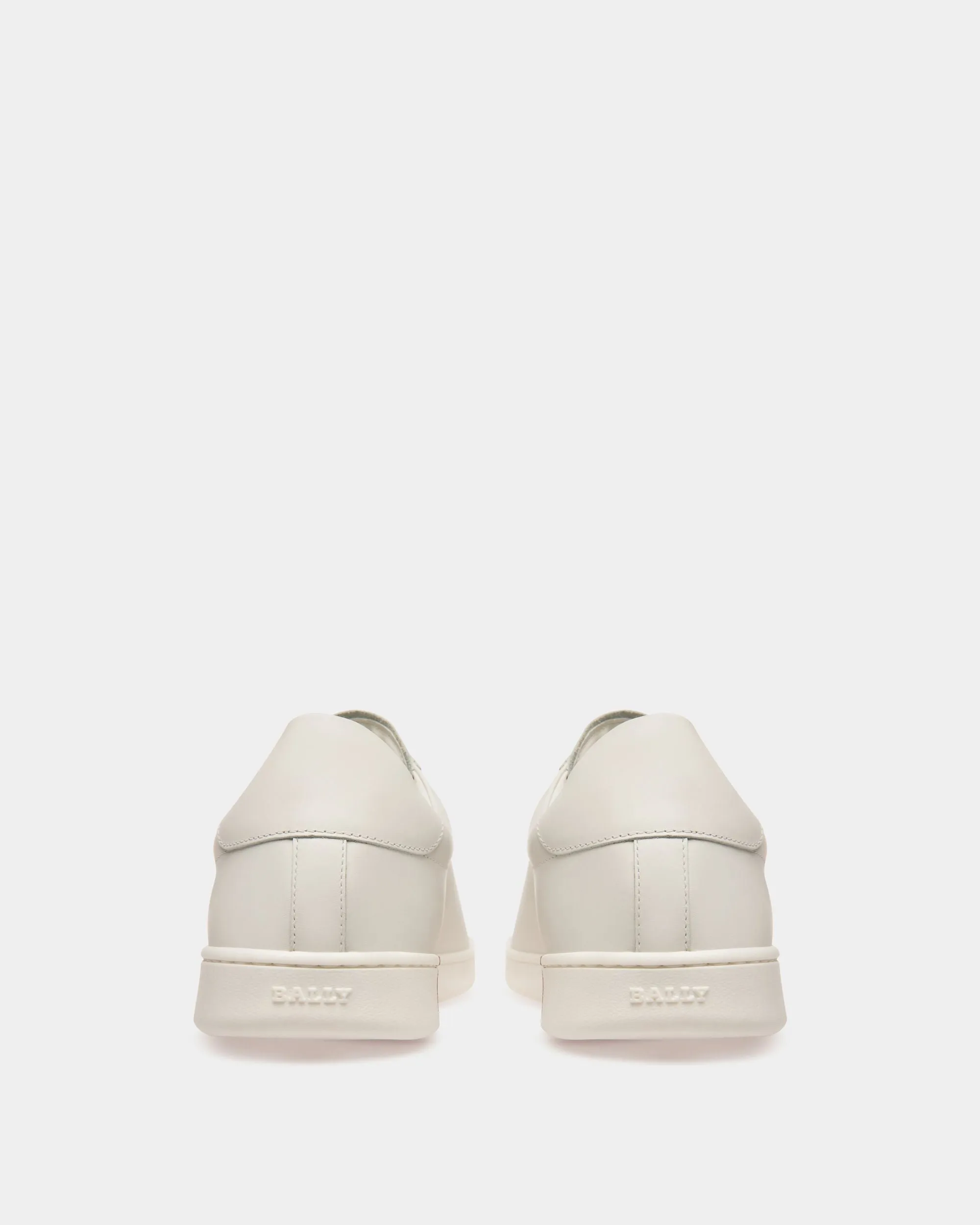 Asher Leather Sneakers In White