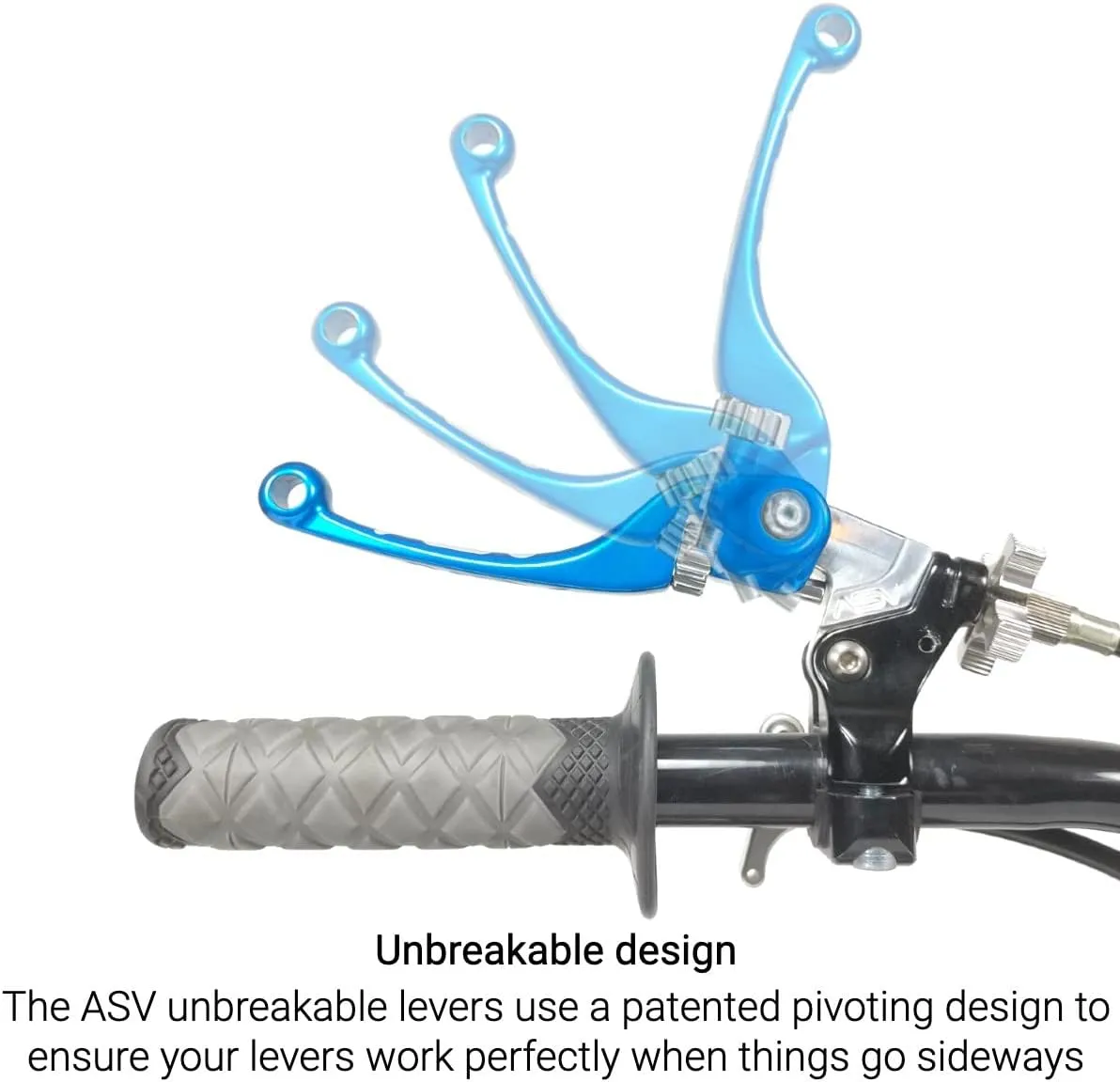 ASV Unbreakable F4 Off-Road Dirt Brake Lever # BDF401 - Black