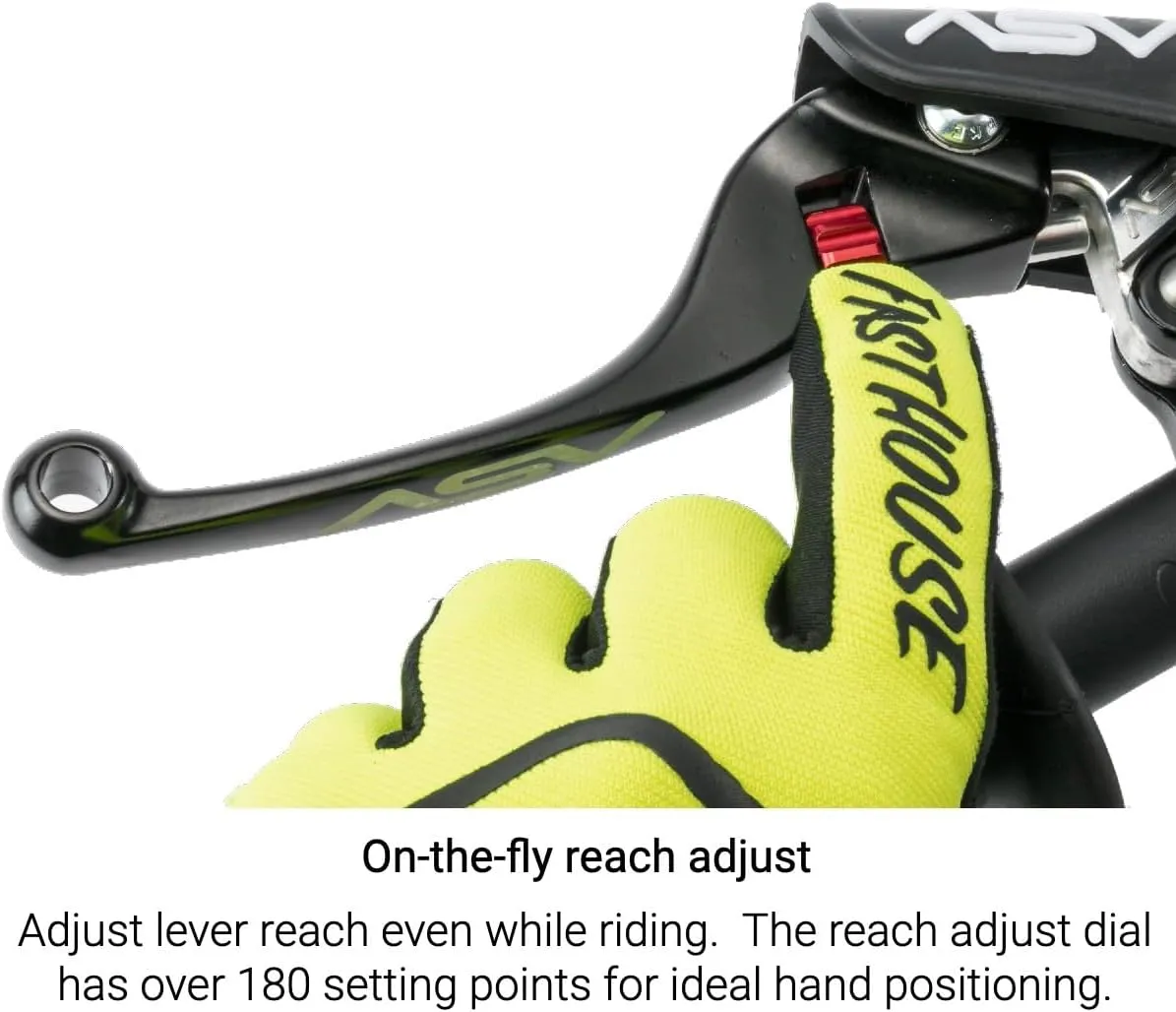 ASV Unbreakable F4 Off-Road Dirt Brake Lever # BDF401 - Black