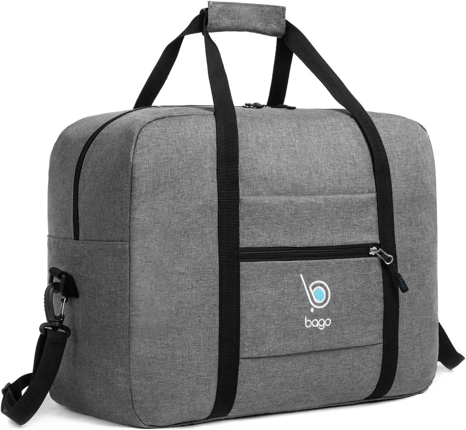 Bago Personal Item Travel Bag For Airlines - Fits As 18x14x8 inches Travel Bag Spirit & Frontier Airlines - Foldable Duffle Bag For Travel - Personal Item Bag Small Carry On Bag For Air Travel