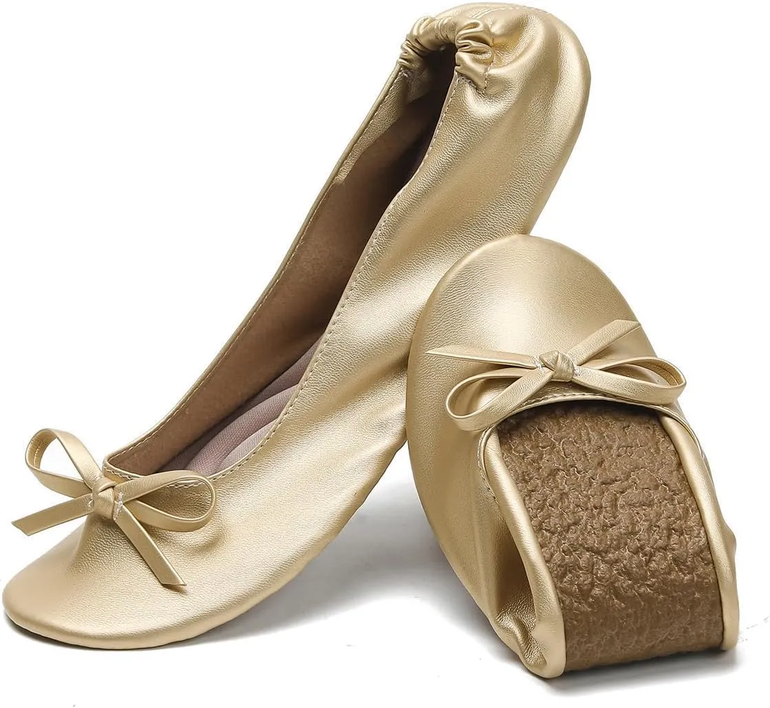 Ballet Flats Ballet Slippers Women Dance Shoes Womens Black Ballet Flats Ballerina Flats Foldable Flats for Women