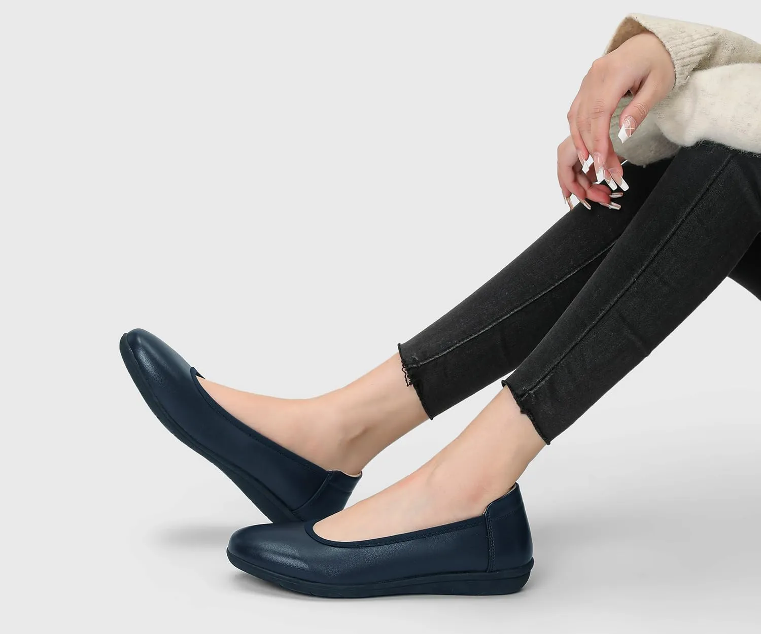 Ballet Flats Shoes for Women Dressy Casual Comfortable Lightweight Dress Shoes for Women Slip On Women's Flats Work Office
