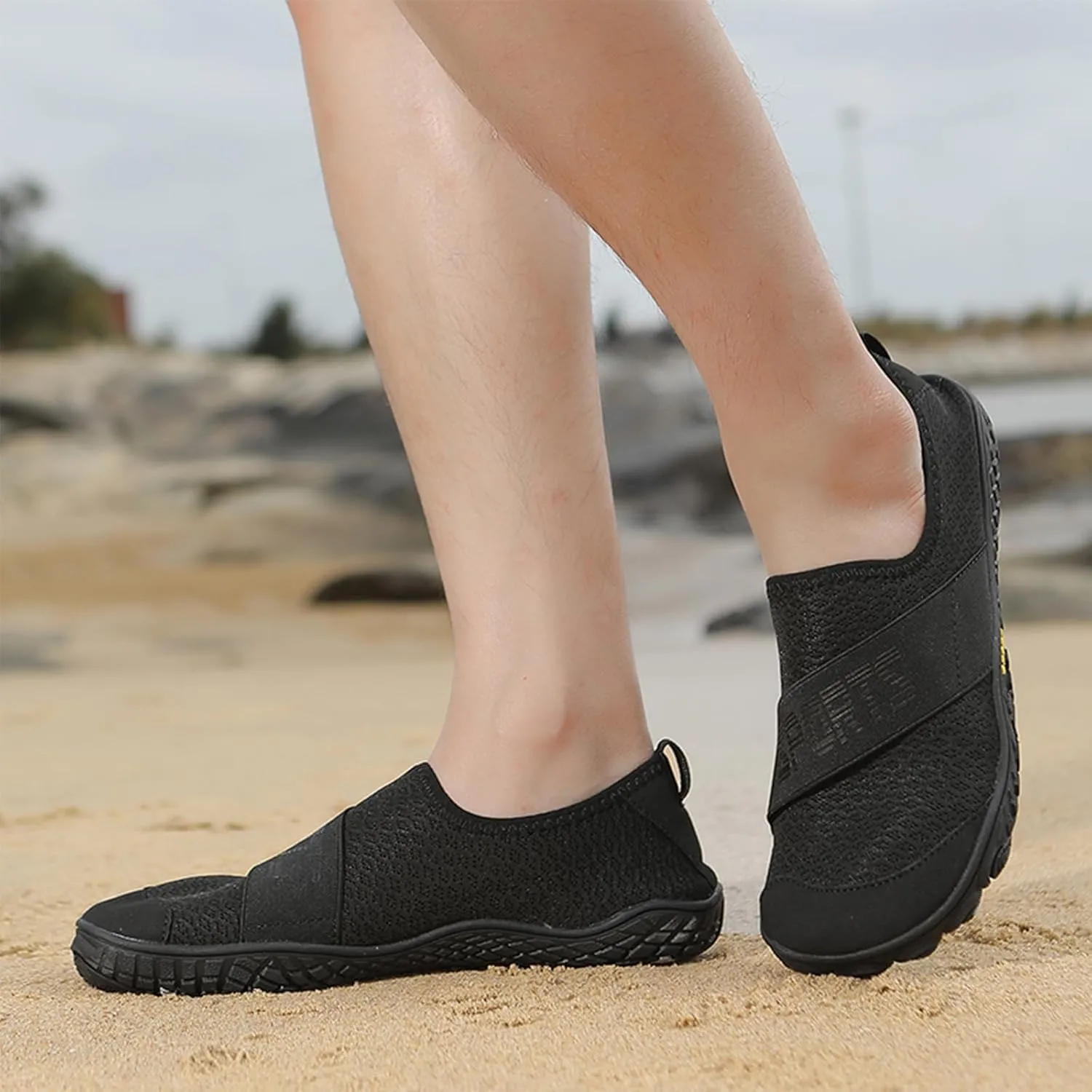 Barefoot Water Shoes for Women, Slip on Quick Dry Aqua Shoes for Swim Beach Hiking Boating River Outdoor Pool Gym