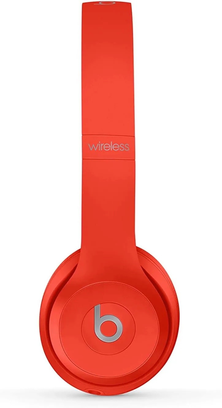 Beats Solo3 Wireless On-Ear Headphones - Apple W1 Headphone Chip, Class 1 Bluetooth, 40 Hours of Listening Time - (Product) RED (Previous Model)