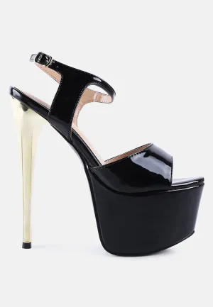 Bewitch Ultra High Heeled Ankle Strap Sandals By Ruw
