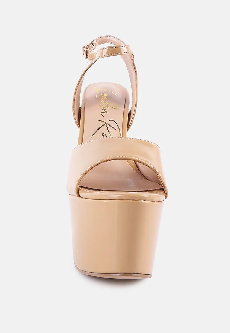 Bewitch Ultra High Heeled Ankle Strap Sandals By Ruw