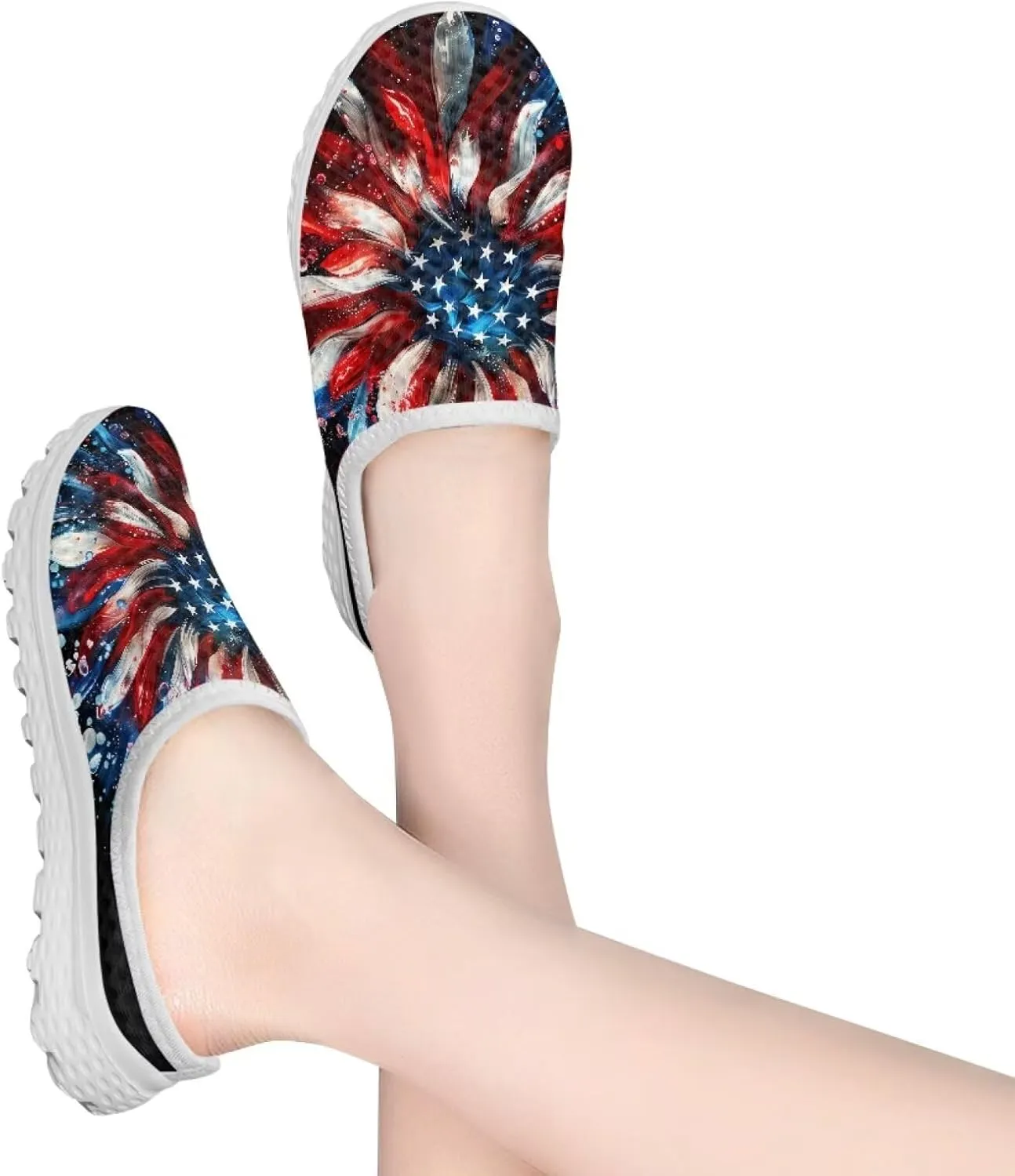 Binienty Mule Sneakers for Women Soft EVA Sole Anti-Slip Garden Clogs Fashion Slip on Loafers