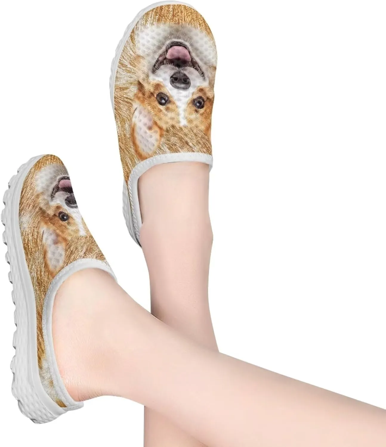 Binienty Women Wide Width Mesh Slippers Fashion Slip on Mule Shoes Breathable Ladies Outdoor Garden Loafers