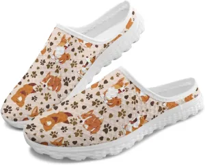 Binienty Women Wide Width Mesh Slippers Fashion Slip on Mule Shoes Breathable Ladies Outdoor Garden Loafers