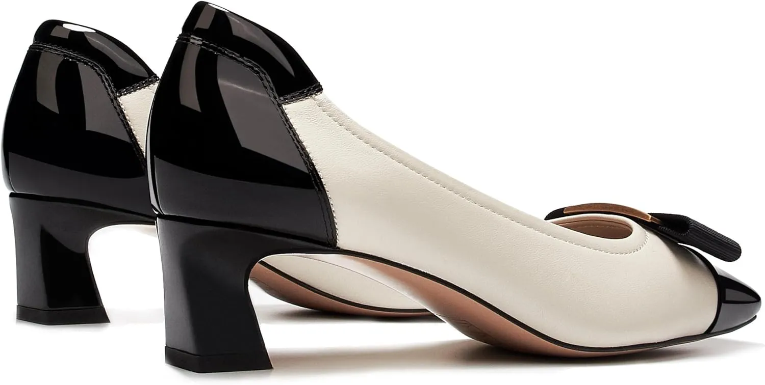 Black Dressy Shoe,Pumps for Women,Low Heel Pump,2 Inch,by ImIronMonique