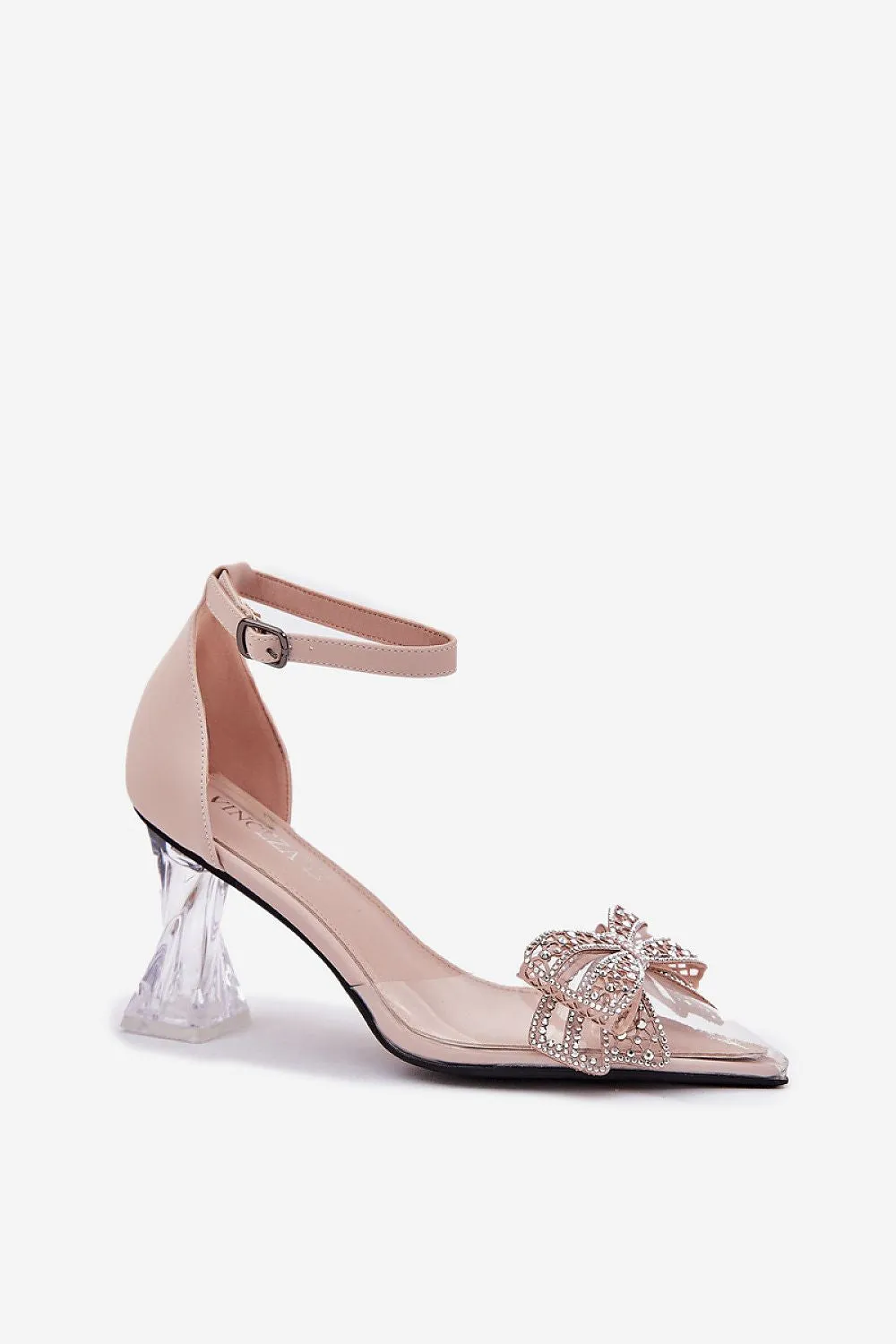Block heel pumps