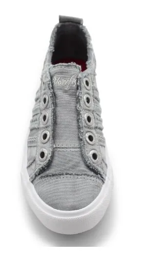Blowfish Sweet Gray Color Washed Canvas Marlane Kids Shoe ZS-1044K-SWGCW
