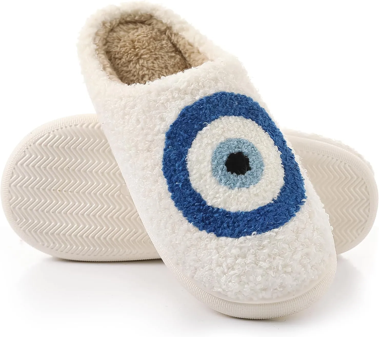 bolukets House Slippers for Women and Men, Retro Soft Warm Fuzzy Cherry Slippers, Casual Couple Fluffy Winter Strawberry Slippers for Indoor Bedroom